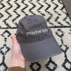 Aerie baseball hat gray